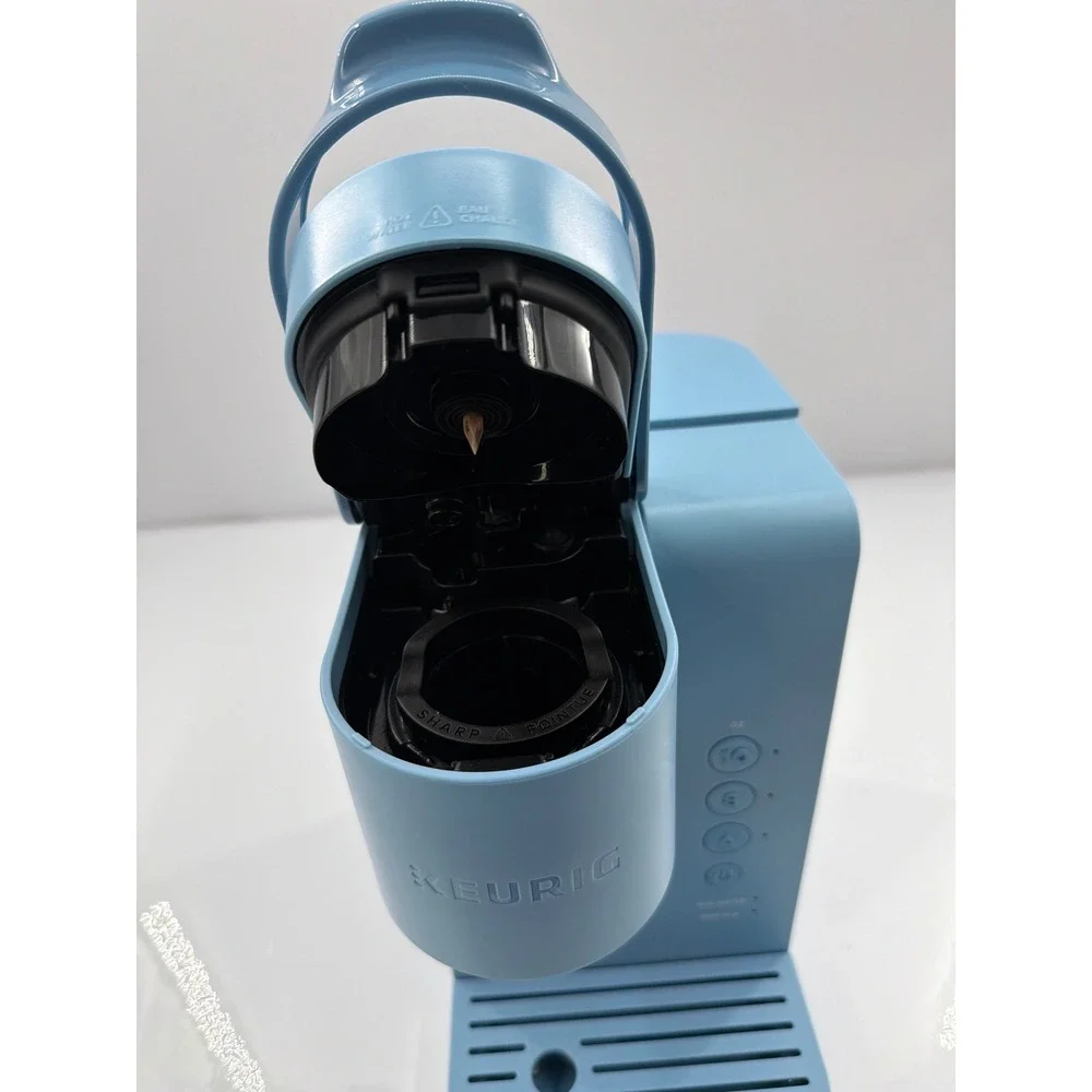 Keurig K-Slim Single Serve K-Cup Pod Coffee Maker Matte Blue 3 Brew Sizes